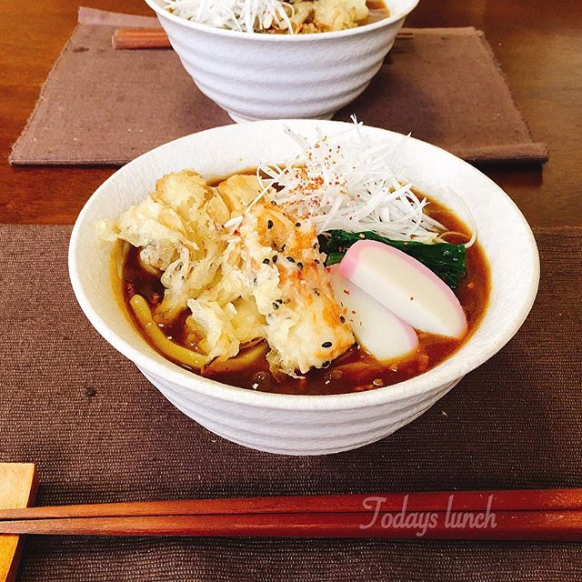 ひき肉カレーうどん