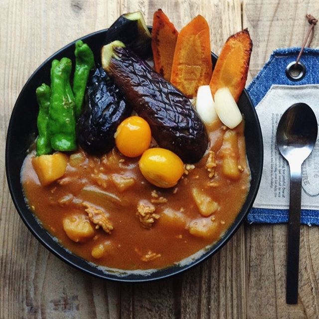 揚げ野菜のカレー