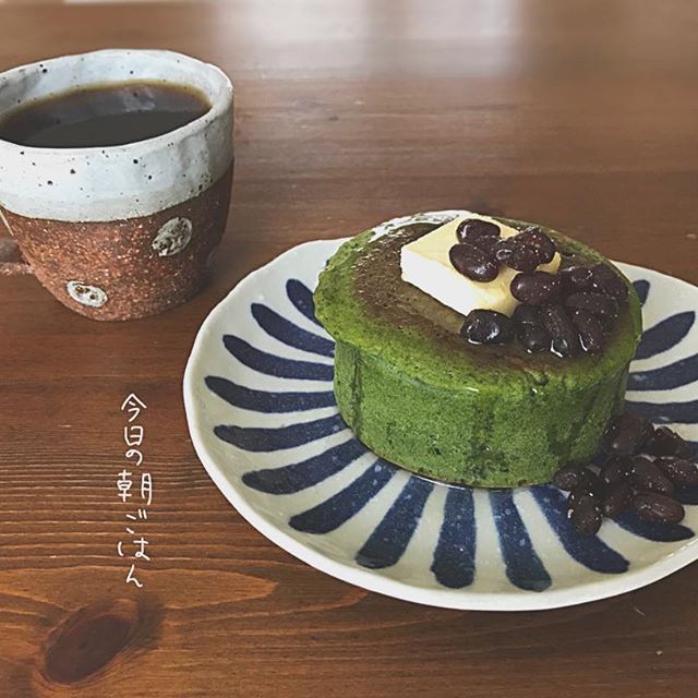 抹茶パンケーキ