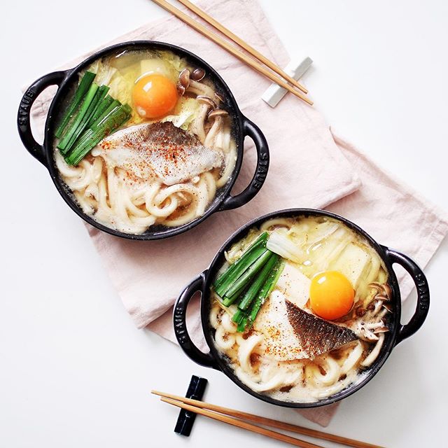 魚入り！鱈を使った鍋焼きうどん