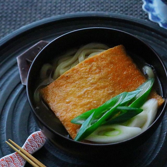 餡かけきつねうどん