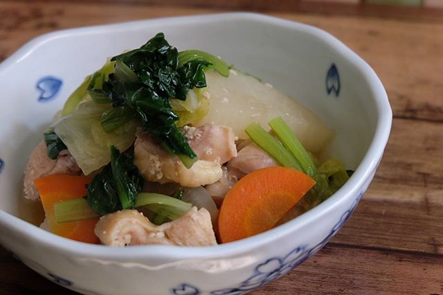 下茹でなし！大根と鶏肉の塩麹煮