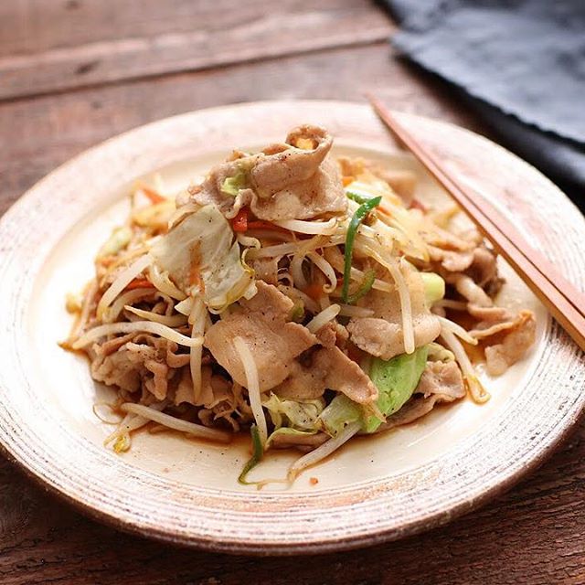 カット野菜で作る肉野菜炒め