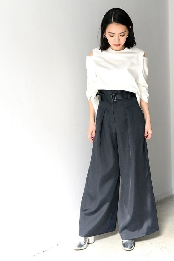 Room211 - High wasit wide pants