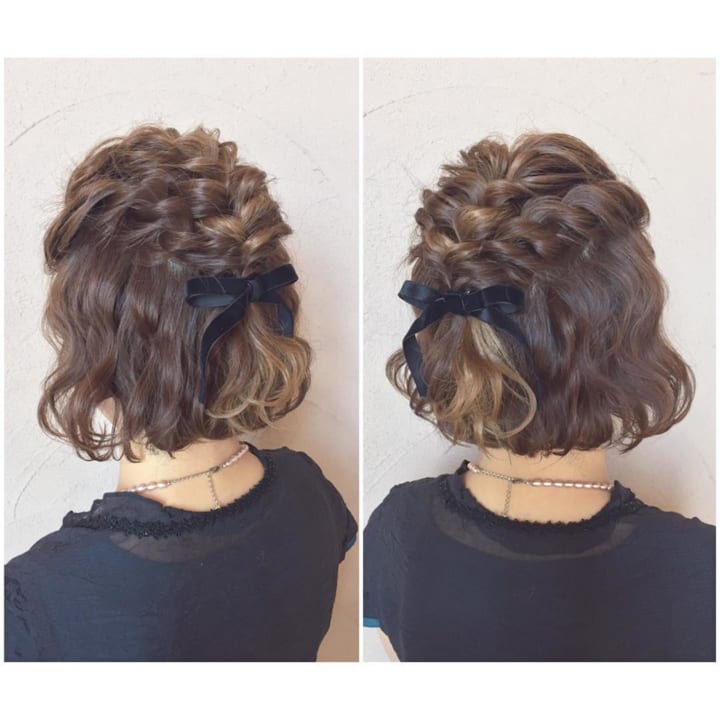 パーマを生かしたヘアアレンジ2