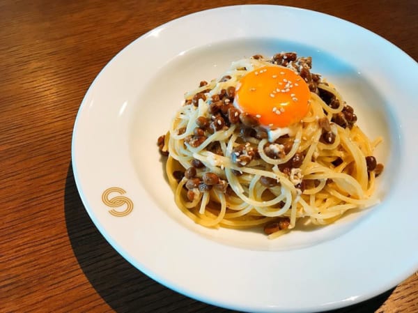 納豆パスタ