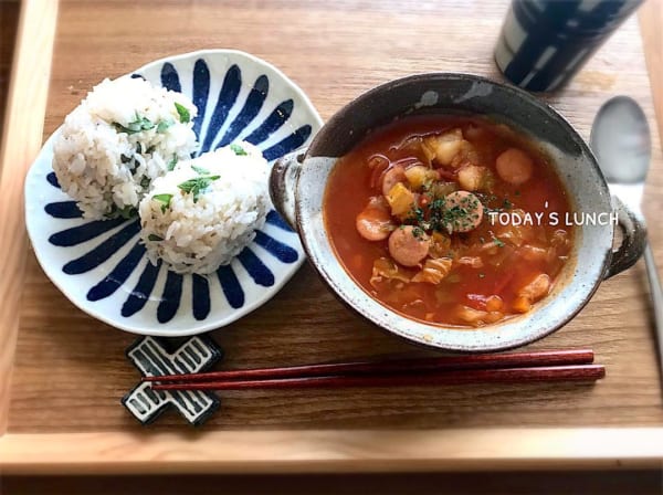 梅干しとじゃこの炊き込みご飯