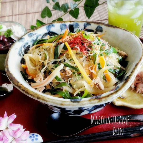 麻婆春雨丼