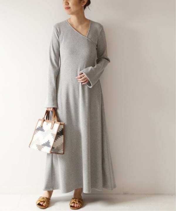 JANE SMITH - ASYMMETRY NECK LONGワンピース