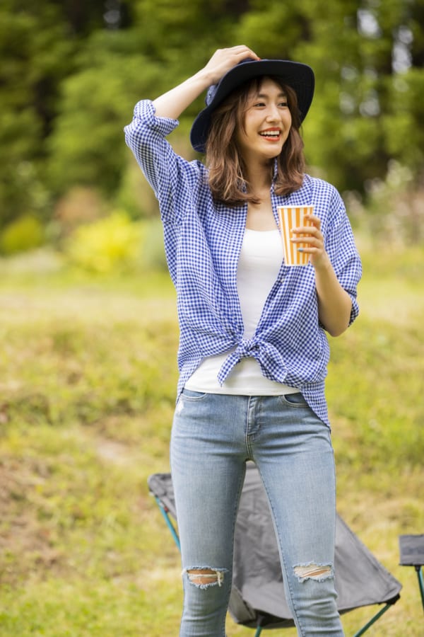 動きやすさバッチリ「デニムコーデ」