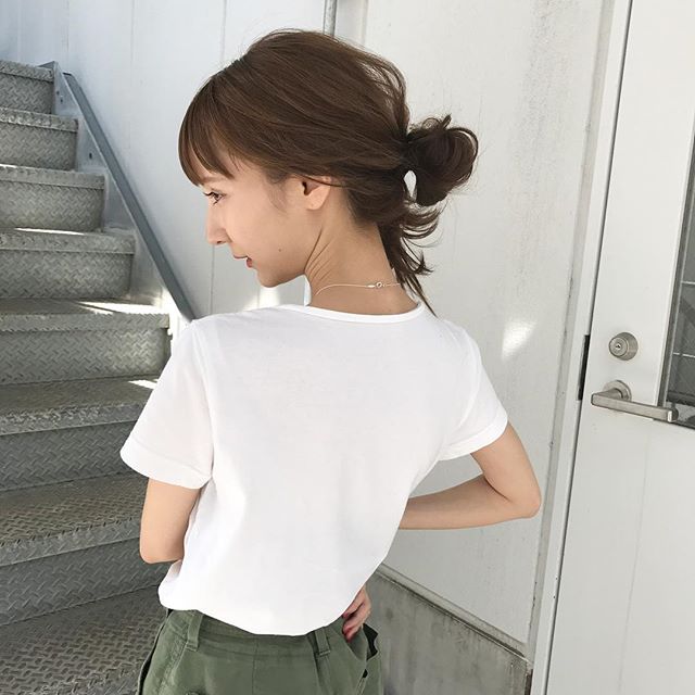 シースルーバング×ボブ×ヘアアレンジ3