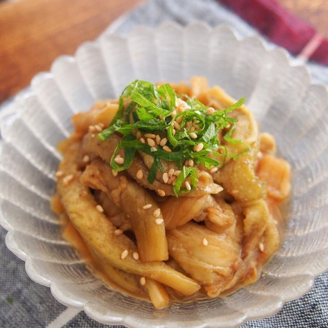 香ばし焼きなすのおひたし