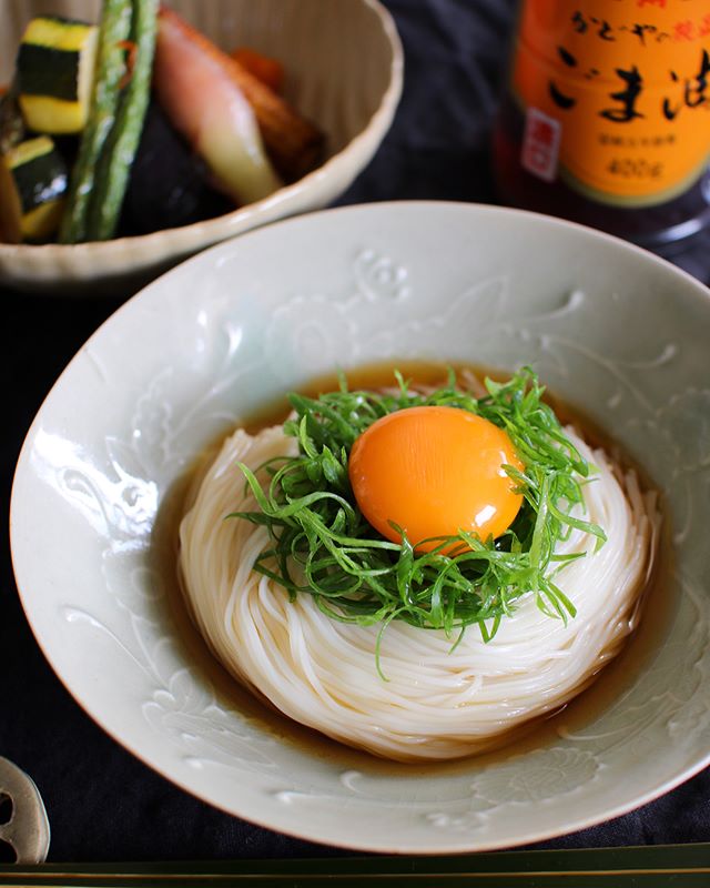 ごま油香るそうめん