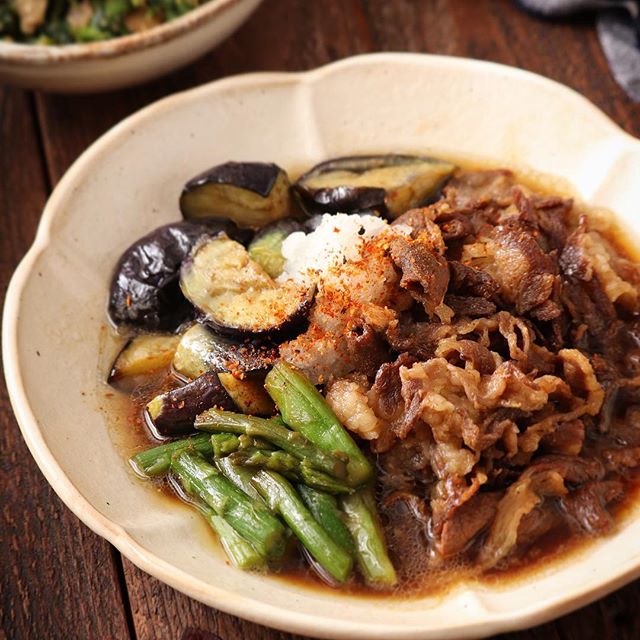 ごはんがすすむ！牛肉と茄子の簡単甘辛煮