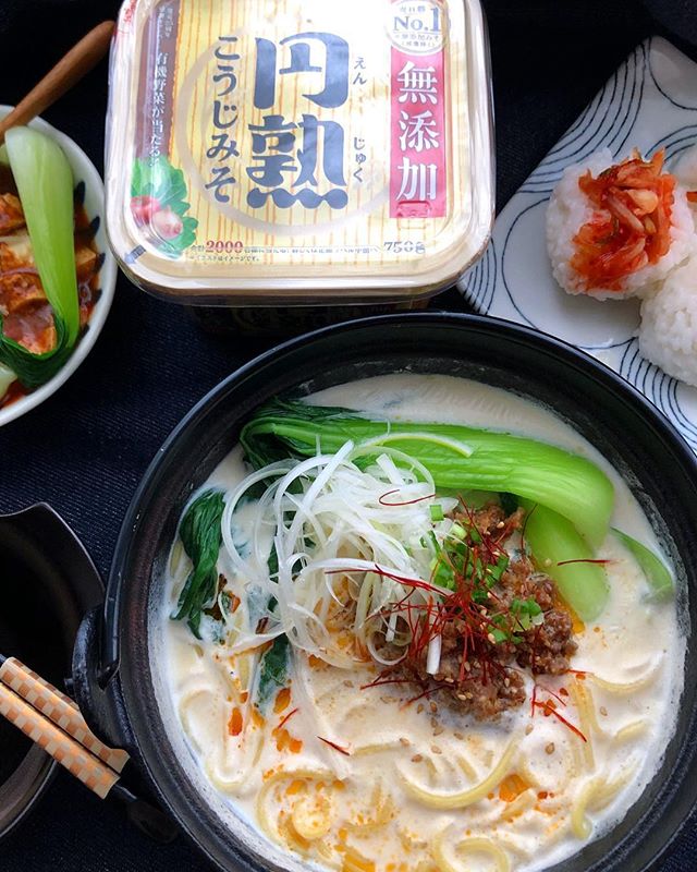 豆乳味噌スープの担々麺