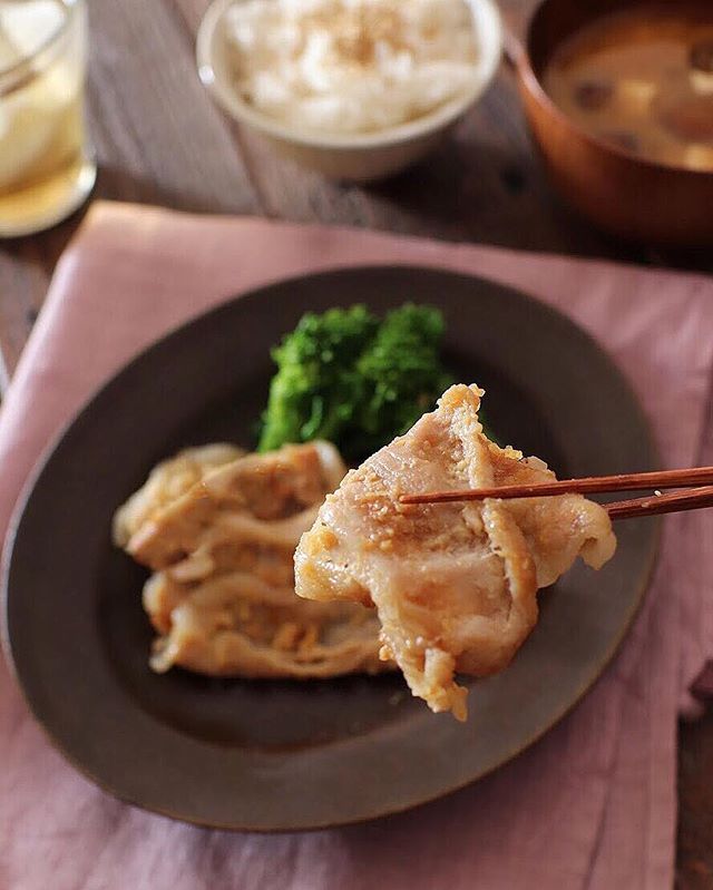 豚肉の味噌生姜焼き