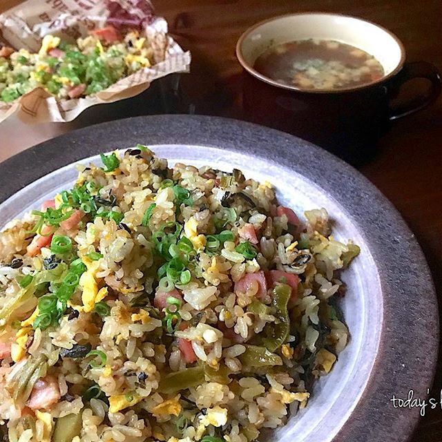 高菜チャーハン 簡単 作り方