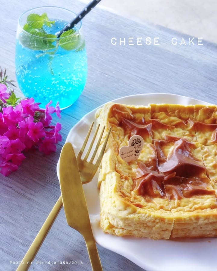 大豆粉でタンパク質アップ！ベイクドチーズケーキ