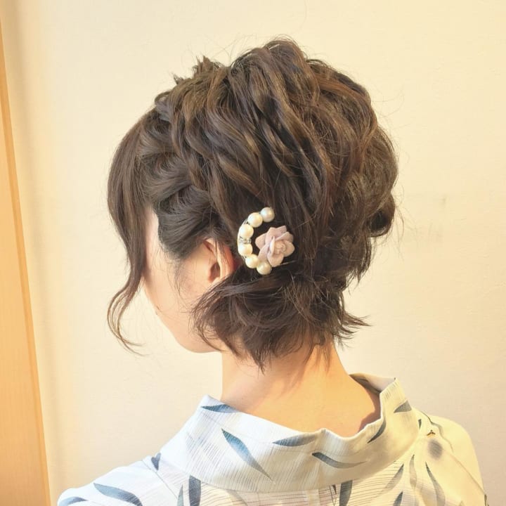 浴衣に似合うヘアアレンジ