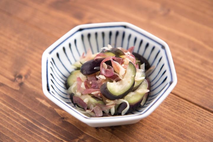 茄子とみょうがの酢の物