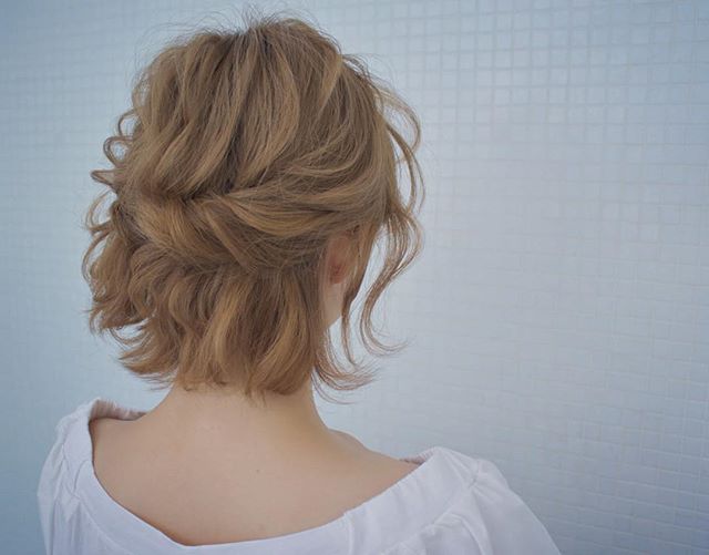 大人 ボブ 髪型 ヘアアレンジスタイル4