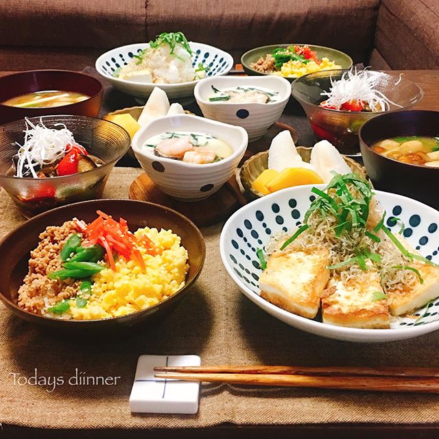 夜ご飯は簡単に！豆腐ステーキのしらすおろし