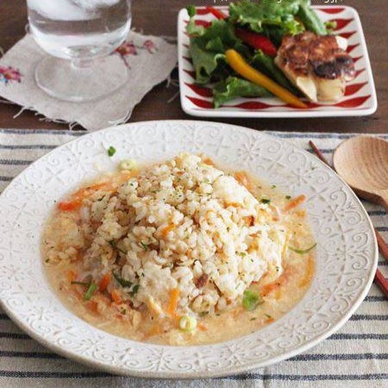 冷しゃぶの献立にも！たまごあんかけチャーハン