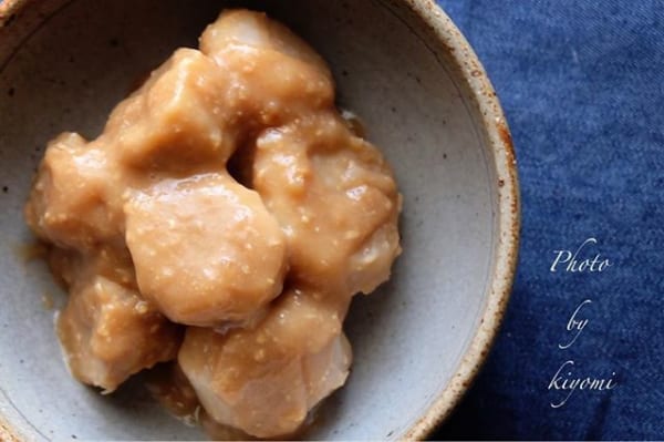 お酒のお供におすすめ！里芋の味噌バター煮