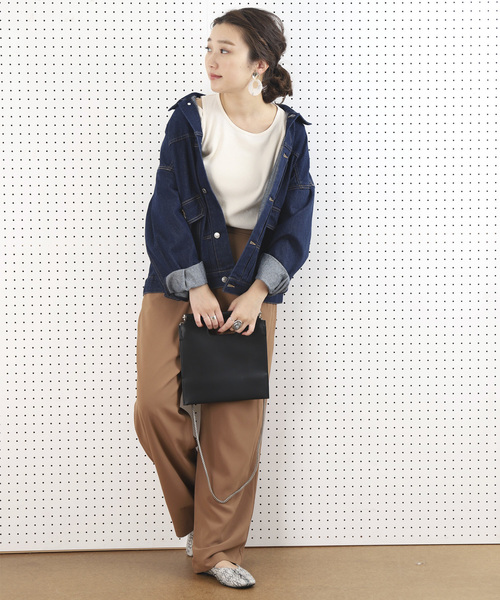 無料印刷可能デニムジャケット コーディネート レディース 人気のファッション画像