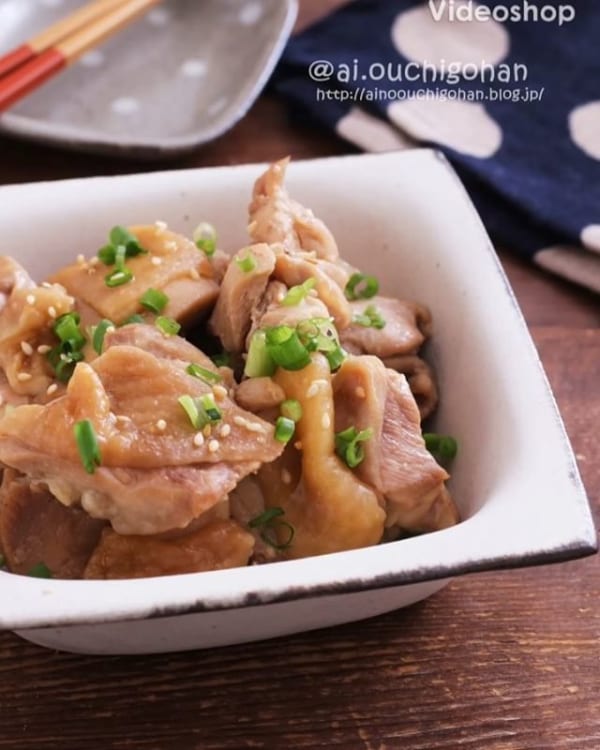 めんつゆとポン酢を使ったおつまみ料理！鶏肉蒸し