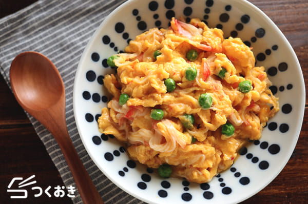 カニカマで作るおかず！カニ玉簡単弁当