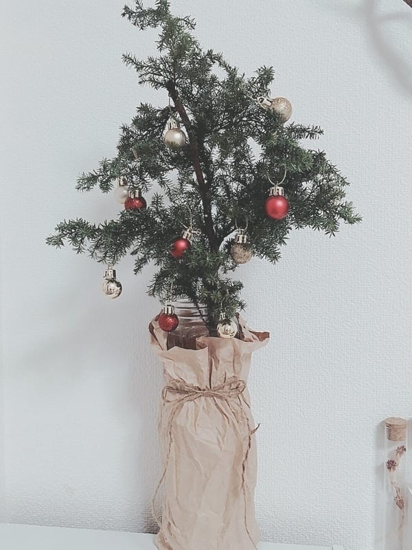 クリスマスデコレーションDIY ミニツリー3