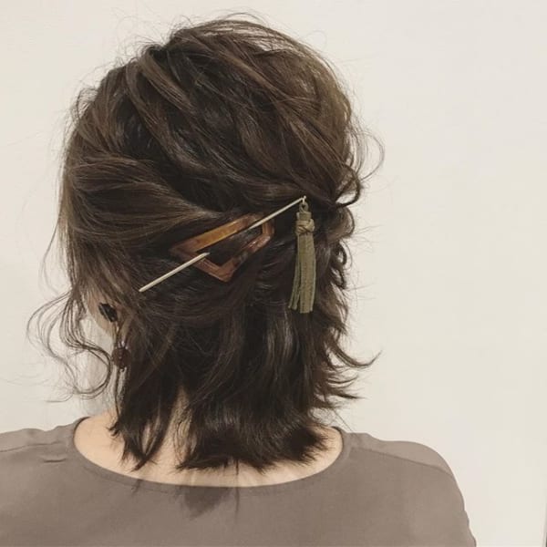 挙式に合わせたウェディングヘアアレンジ