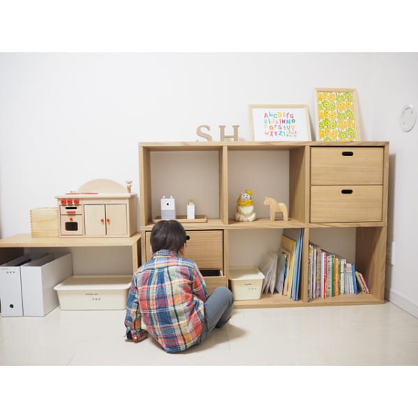 どんな部屋にもなじむ収納