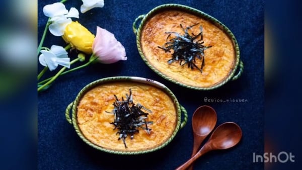 人気のおかずに！マヨめんたい風味の山芋焼き