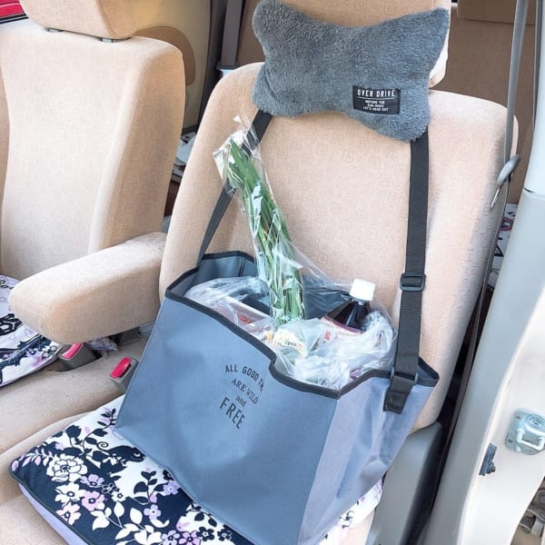 車内もおしゃれにCAR荷物収納スクエア型バッグ