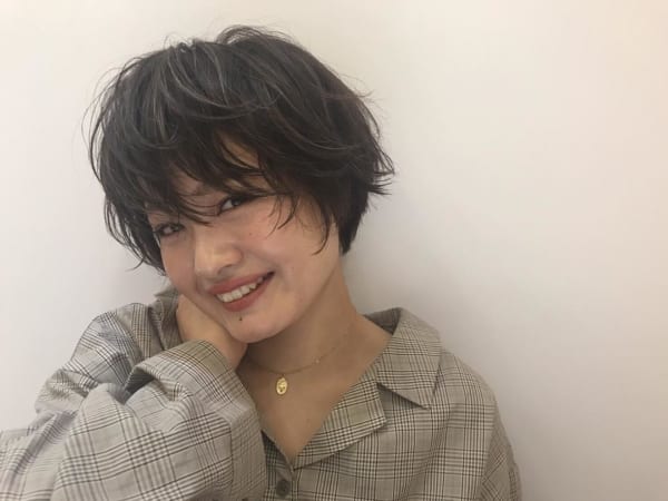 ショートヘア向けアレンジ⑤ふんわりくせ毛風セット