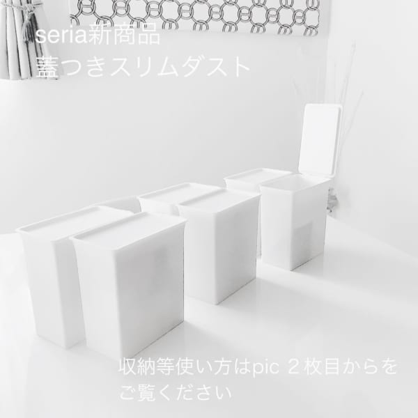 蓋つきスリムダストボックス