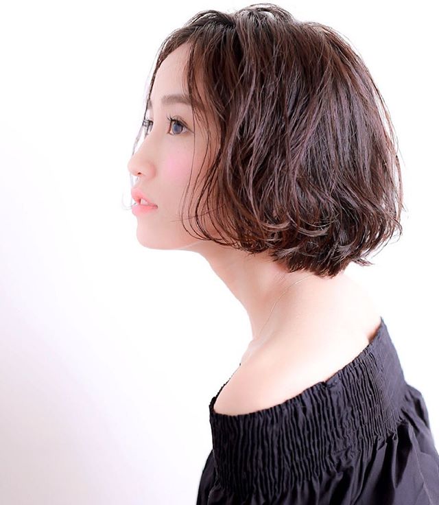 毛先MIXでボブを弾ませるヘアアレンジ