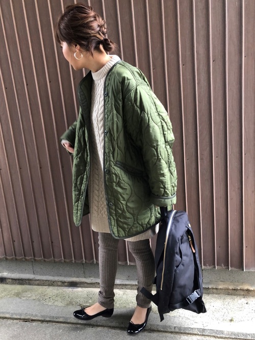 大阪 2月 服装 ワンピースコーデ2