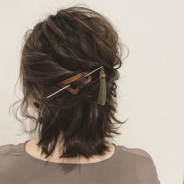 難しいテク要らずで出来るボブヘアアレンジ