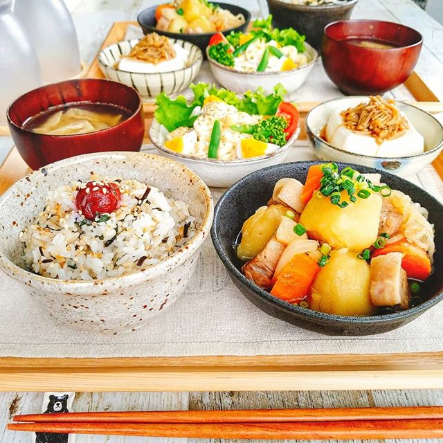 肉じゃが 付け合わせレシピ ご飯物 汁物