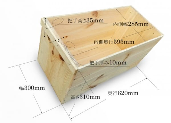 木箱を使ったおしゃれな収納実例6