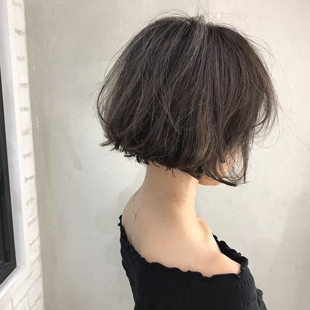 外国人風のボブヘアカタログ19