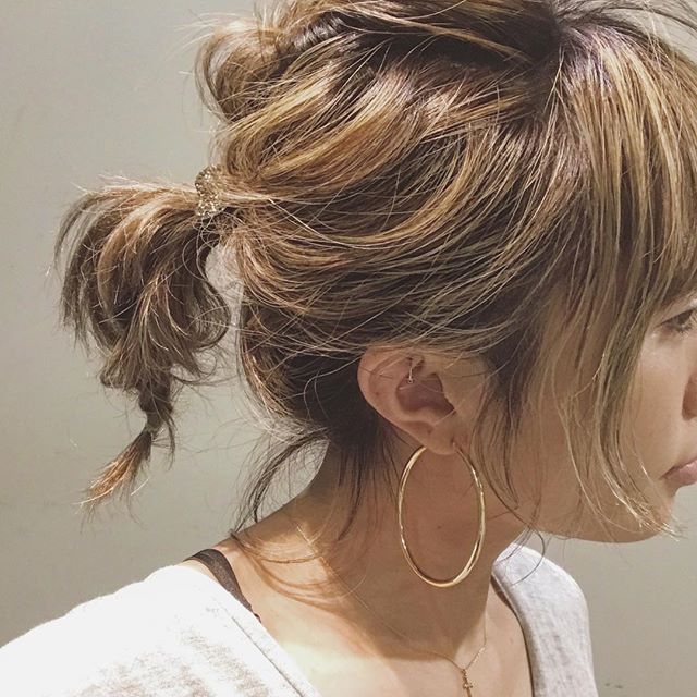 お花見におすすめの髪型《ボブヘアアレンジ》2