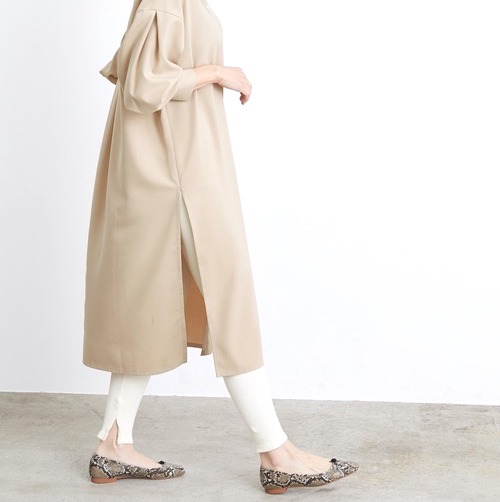 春 今年らしく着こなす ワンピース レギンスのトレンドコーデ特集 Folk