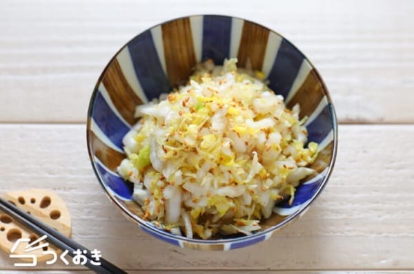 簡単な料理に！白菜の白ごまサラダ