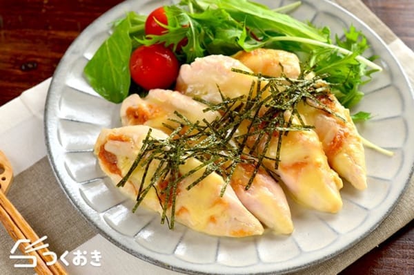 話題のダイエット料理に！ささみのチーズレンジ蒸し