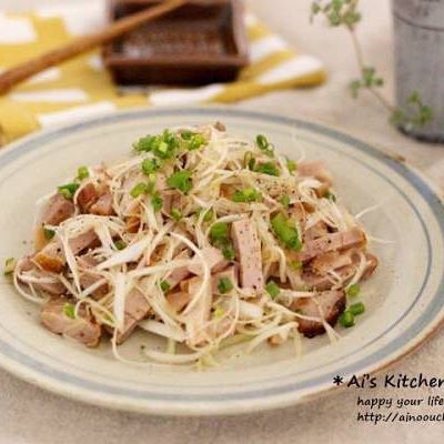 ラーメン屋さんのネギチャーシュー