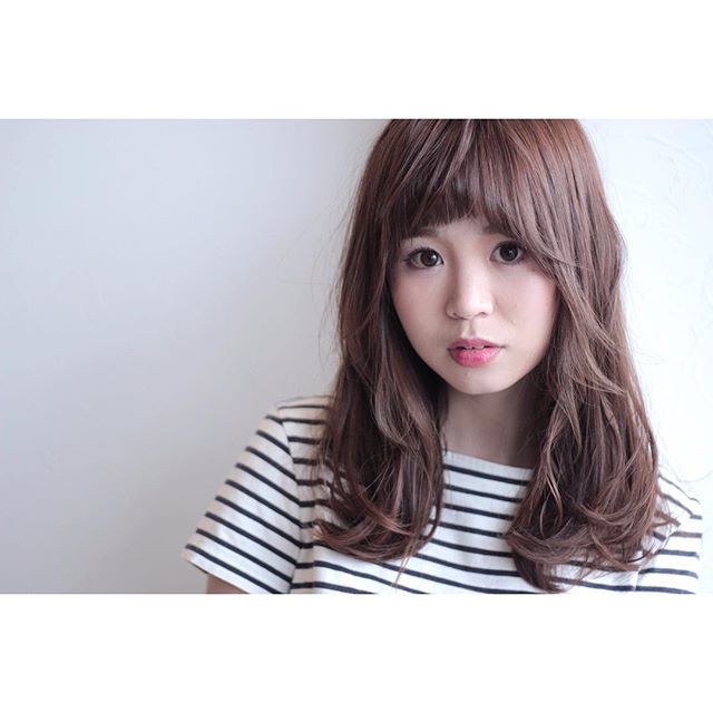 ぽっちゃりしていたって重くないヘアスタイル